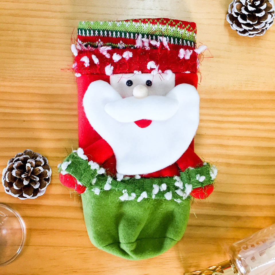 Christmas Wine Bottle Cover