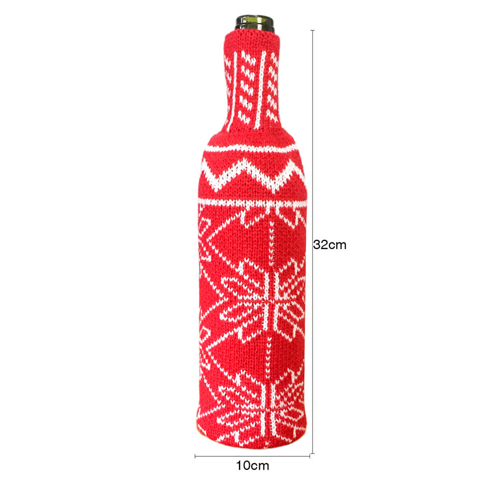 Christmas Wine Bottle Cover