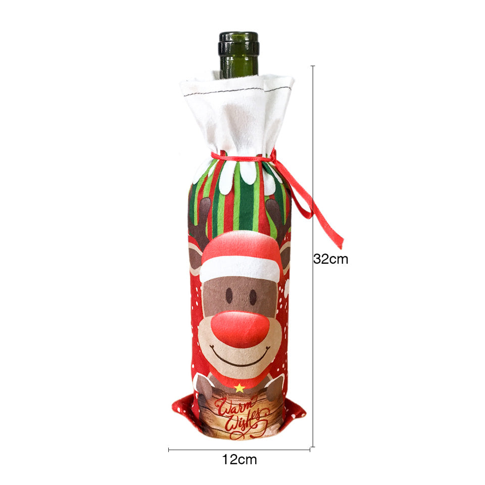 Christmas Wine Bottle Cover