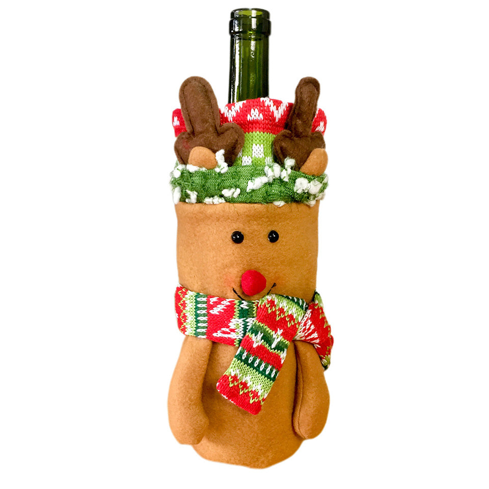 Christmas Wine Bottle Cover