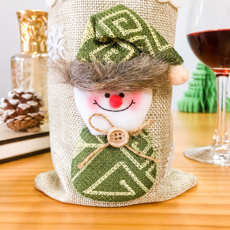 Christmas Wine Bottle Cover