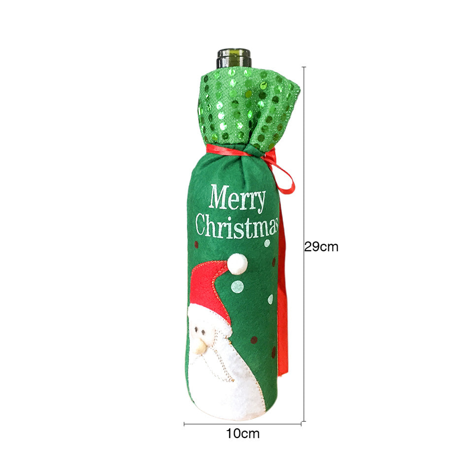Christmas Wine Bottle Cover