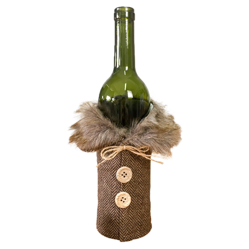 Christmas Wine Bottle Cover