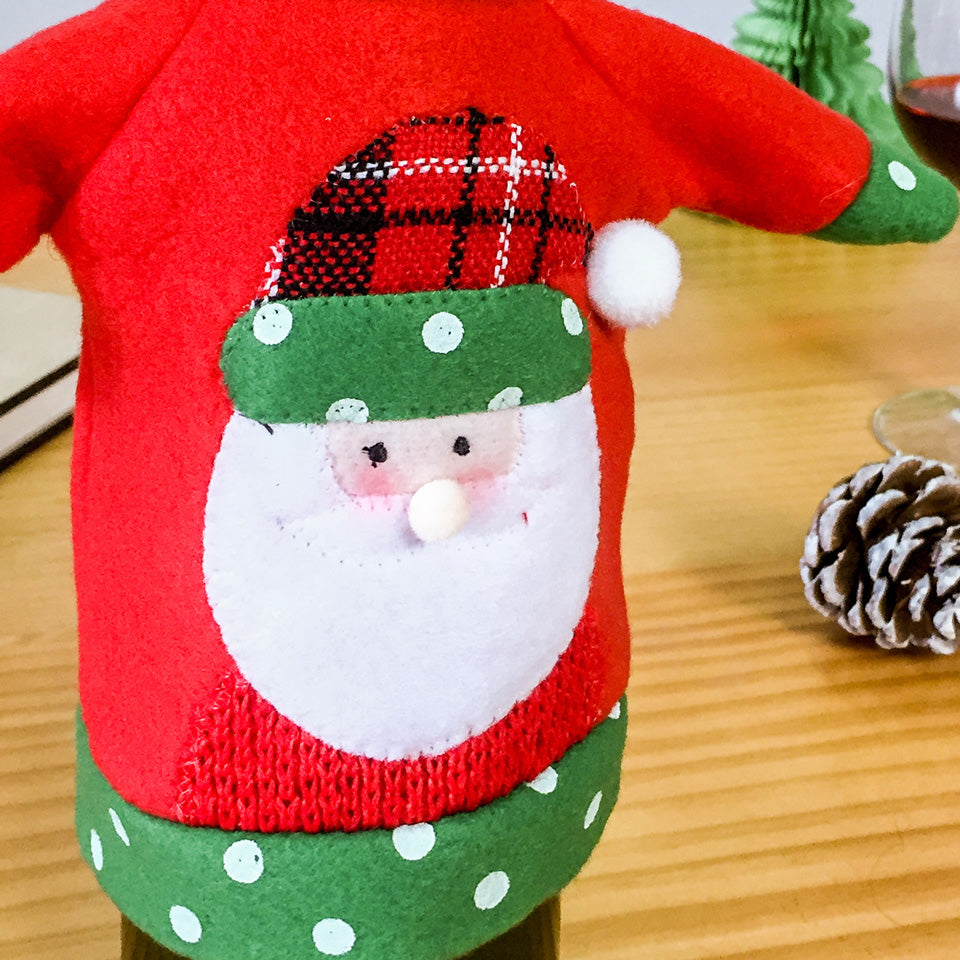 Christmas Wine Bottle Cover