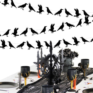 4 M Black Crow Paper Garland | Nicro Party