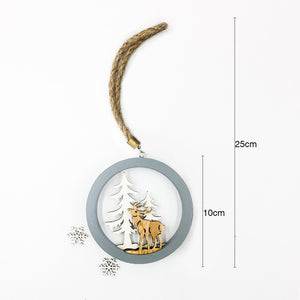 Deer Wooden Christmas Pendants | Nicro Party 