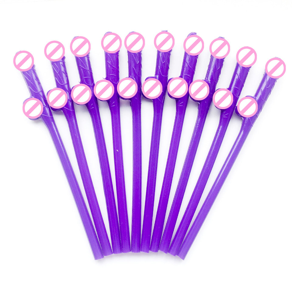 10 pcs/set Drinking Penis Straws