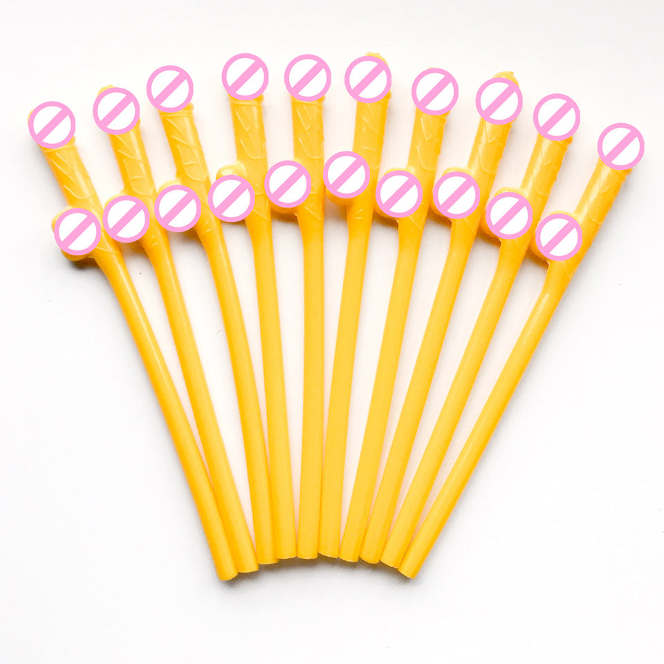 10 pcs/set Drinking Penis Straws