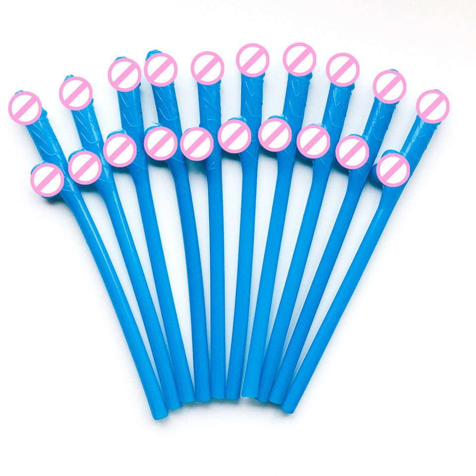 10 pcs/set Drinking Penis Straws