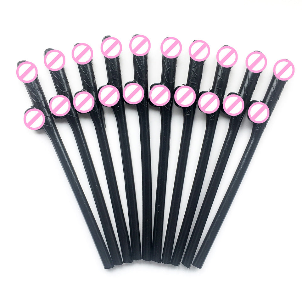 10 pcs/set Drinking Penis Straws