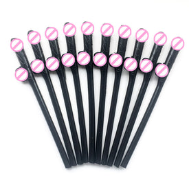 10 pcs/set Drinking Penis Straws