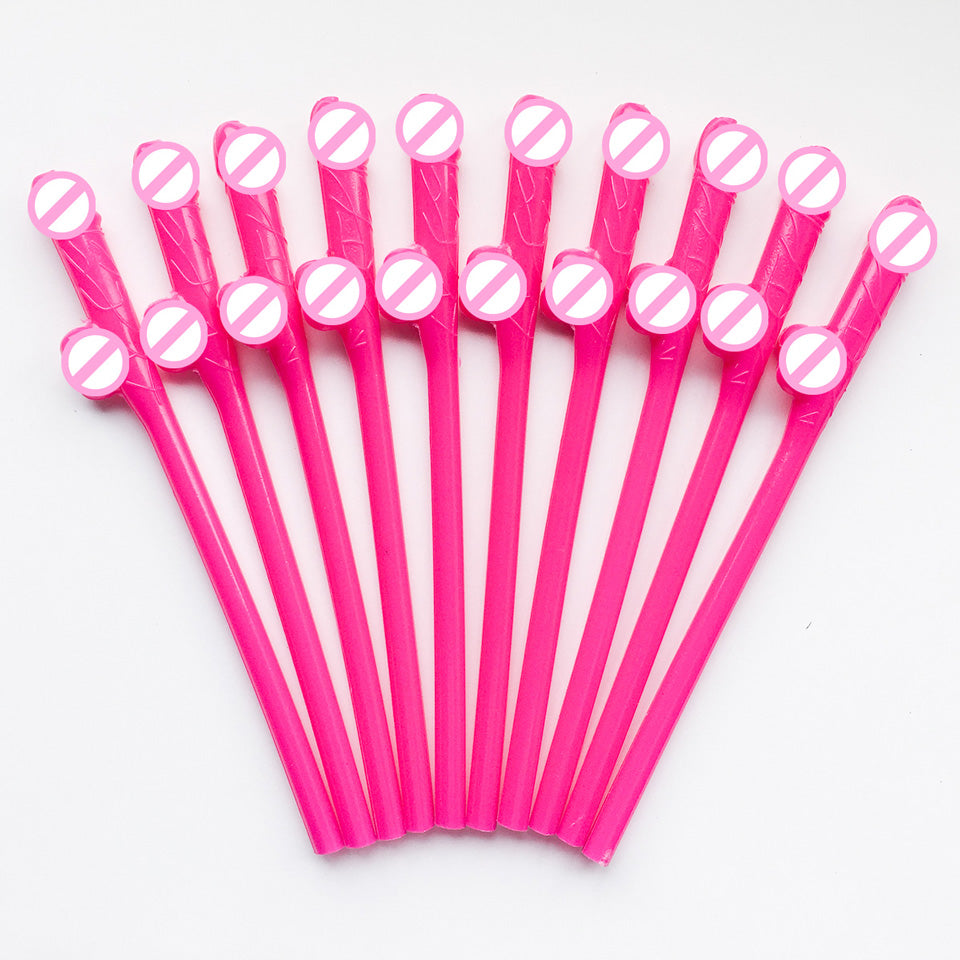 10 pcs/set Drinking Penis Straws