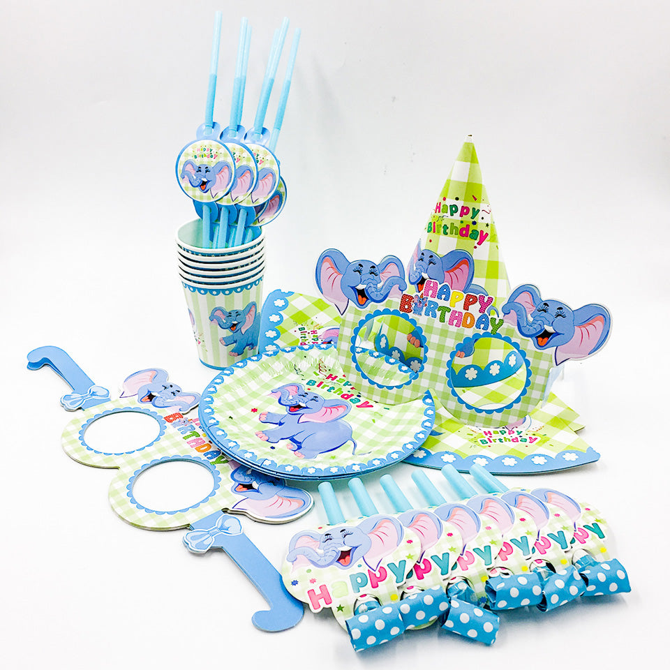 Elephant Baby Shower Gender Reveal Party Decoration | Nicro Party