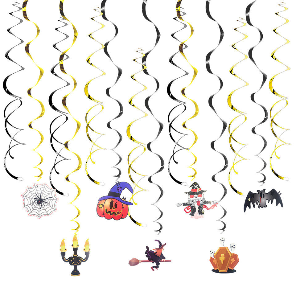 Elf Pumpkin Spider Spiral DIY Ornaments Swirl | Nicro Party