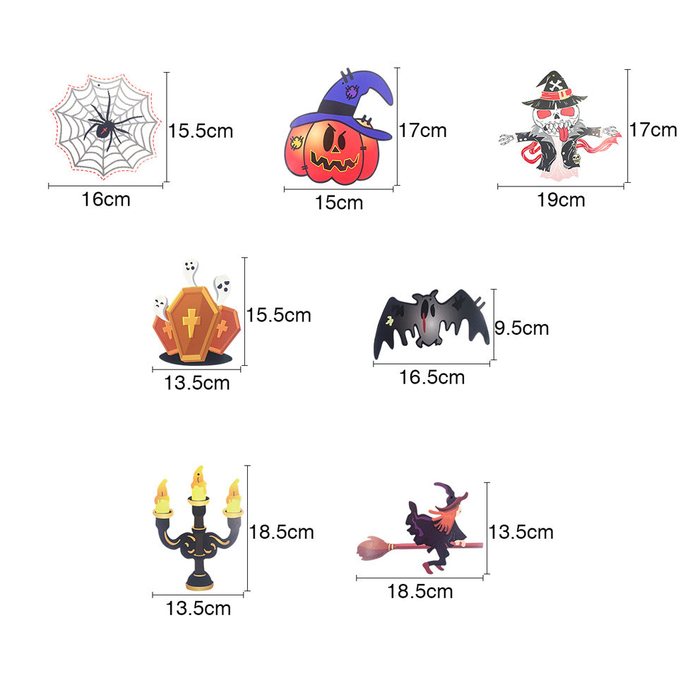 Elf Pumpkin Spider Spiral DIY Ornaments Swirl | Nicro Party