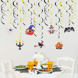 Elf Pumpkin Spider Spiral DIY Ornaments Swirl | Nicro Party