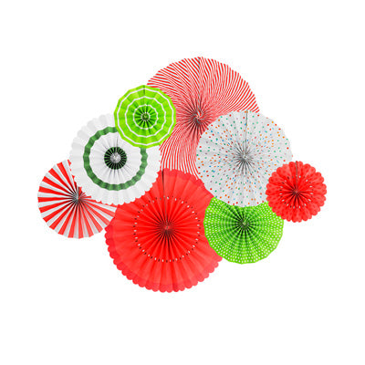 6 or 8 pcs/set Party Paper Fans   | Nicro Party