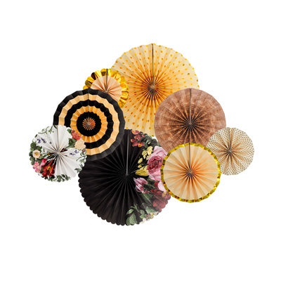 6 or 8 pcs/set Party Paper Fans   | Nicro Party