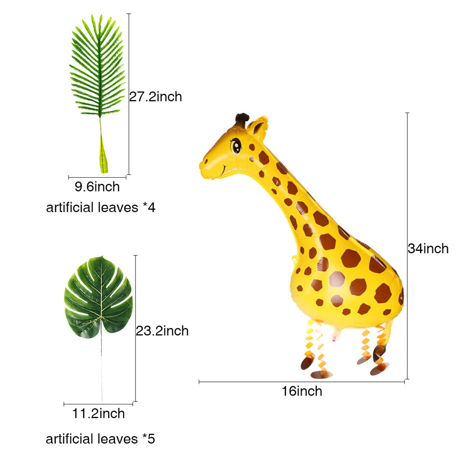 Giraffe Forest Theme Party Kit