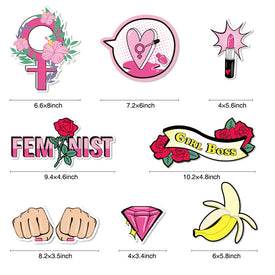 15 Count Girl Power Theme Photo Booth Props | Nicro Party