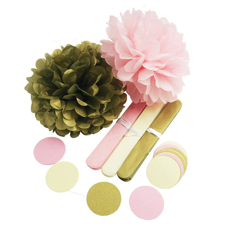 Image of Gold Pink Beige Party Kit 