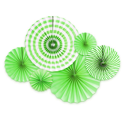 6 or 8 pcs/set Party Paper Fans   | Nicro Party