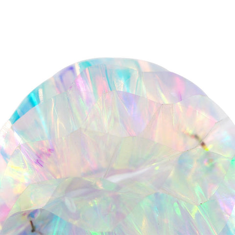 Image of Iridescent Rainbow  Honeycomb Ball pom pom