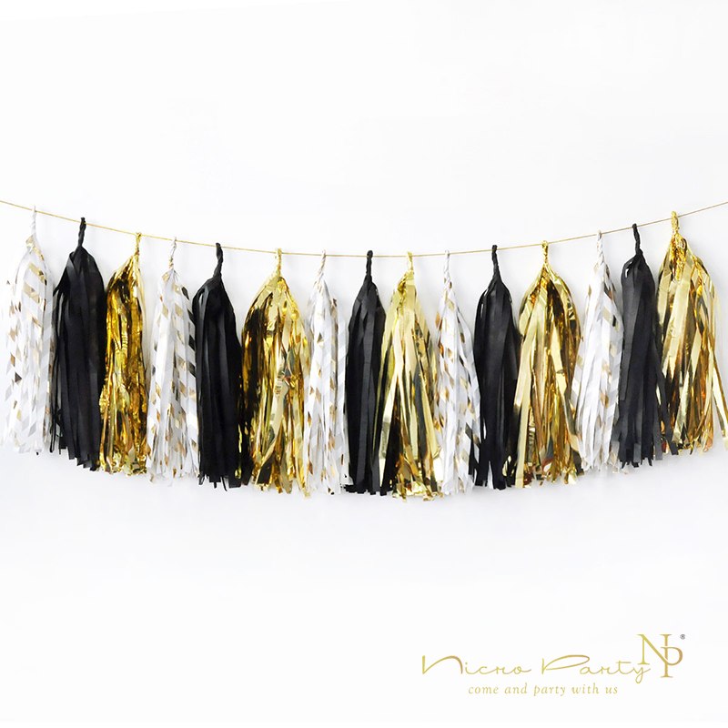 28 pcs/set  Party Decoration Gold  Birthday Graduation Decor