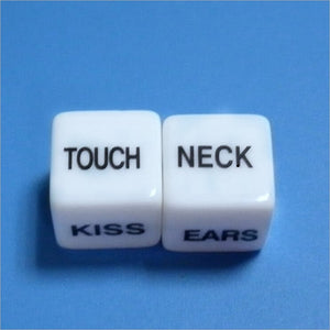 1 Pair Funny Dice Sexy Romance Love Humour Adult Games Pipe