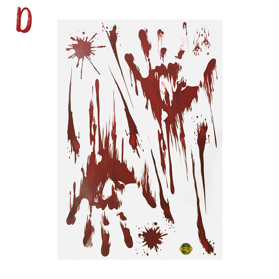 Halloween Blood Handprint Sticker | Nicro Party