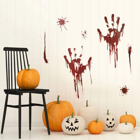Halloween Blood Handprint Sticker | Nicro Party