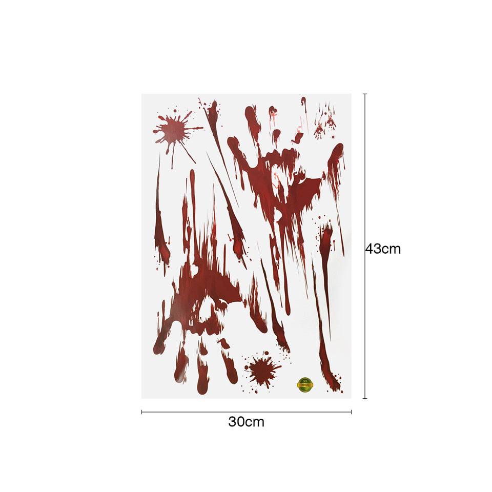 Halloween Blood Handprint Sticker | Nicro Party