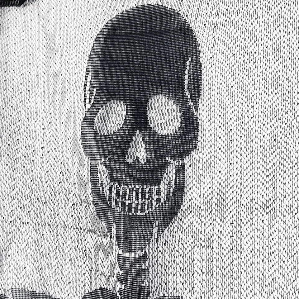 Halloween Lace Window Curtain | Nicro Party