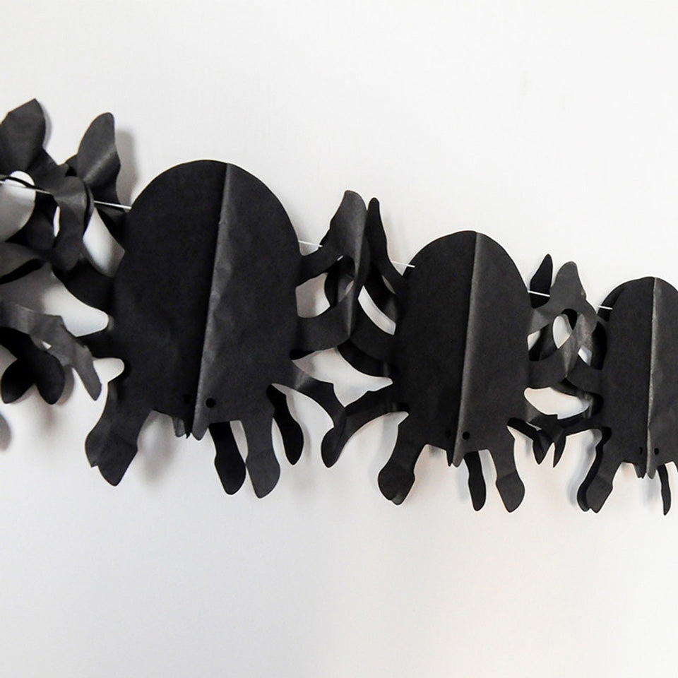 Halloween Spider Paper Garland