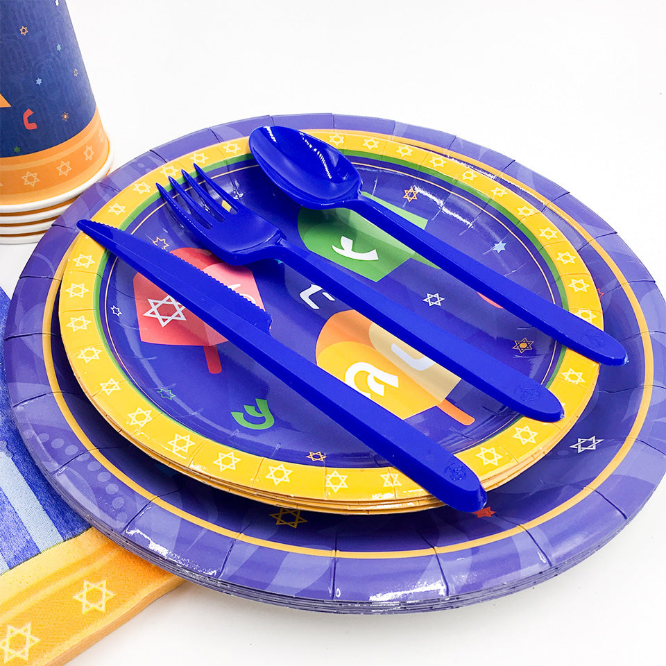Hanukkah Holiday of Lights Party Paper Tableware | Nicro Party