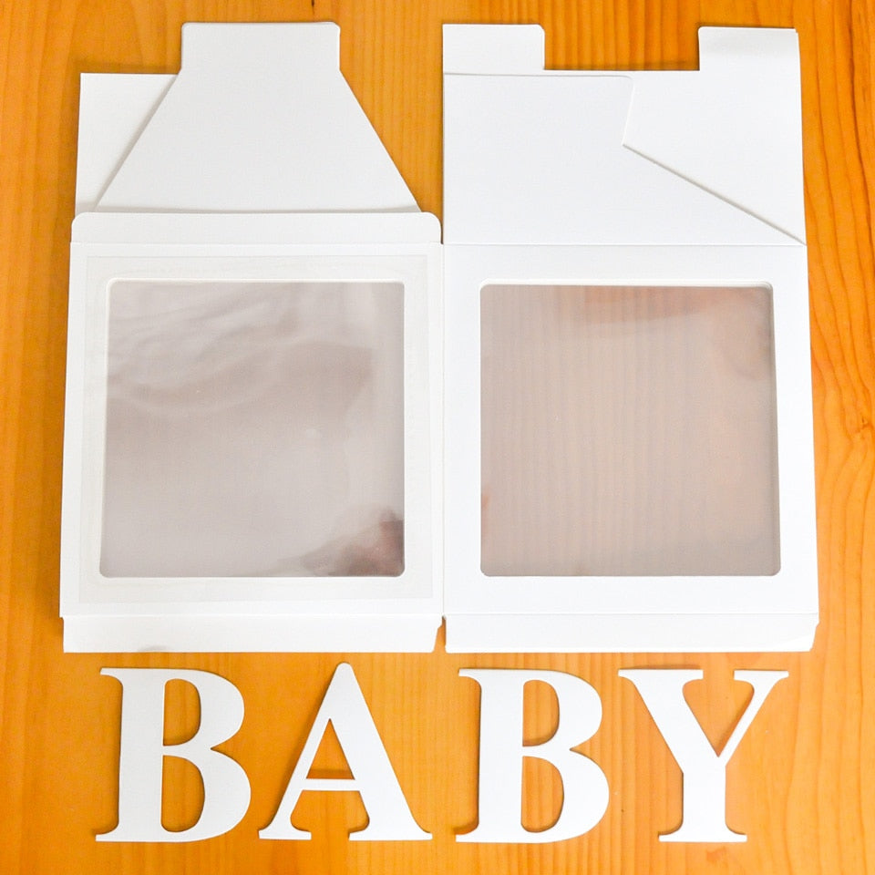 Alphabet Number Transparent Packing Name  DIY Letter Balloon Box