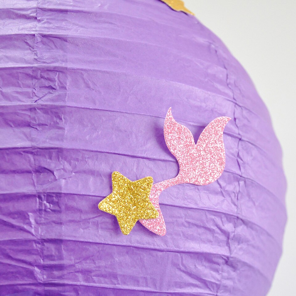 4 pcs/set Hanging Mermaid Jellyfish Lantern Party Decorations