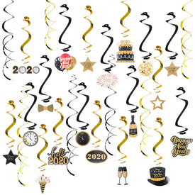 Hello 2020 Swirl Spiral Garland | Nicro Party