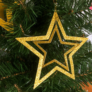 Hollow 3D Star Garland | Nicro Party