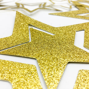 Hollow 3D Star Garland | Nicro Party