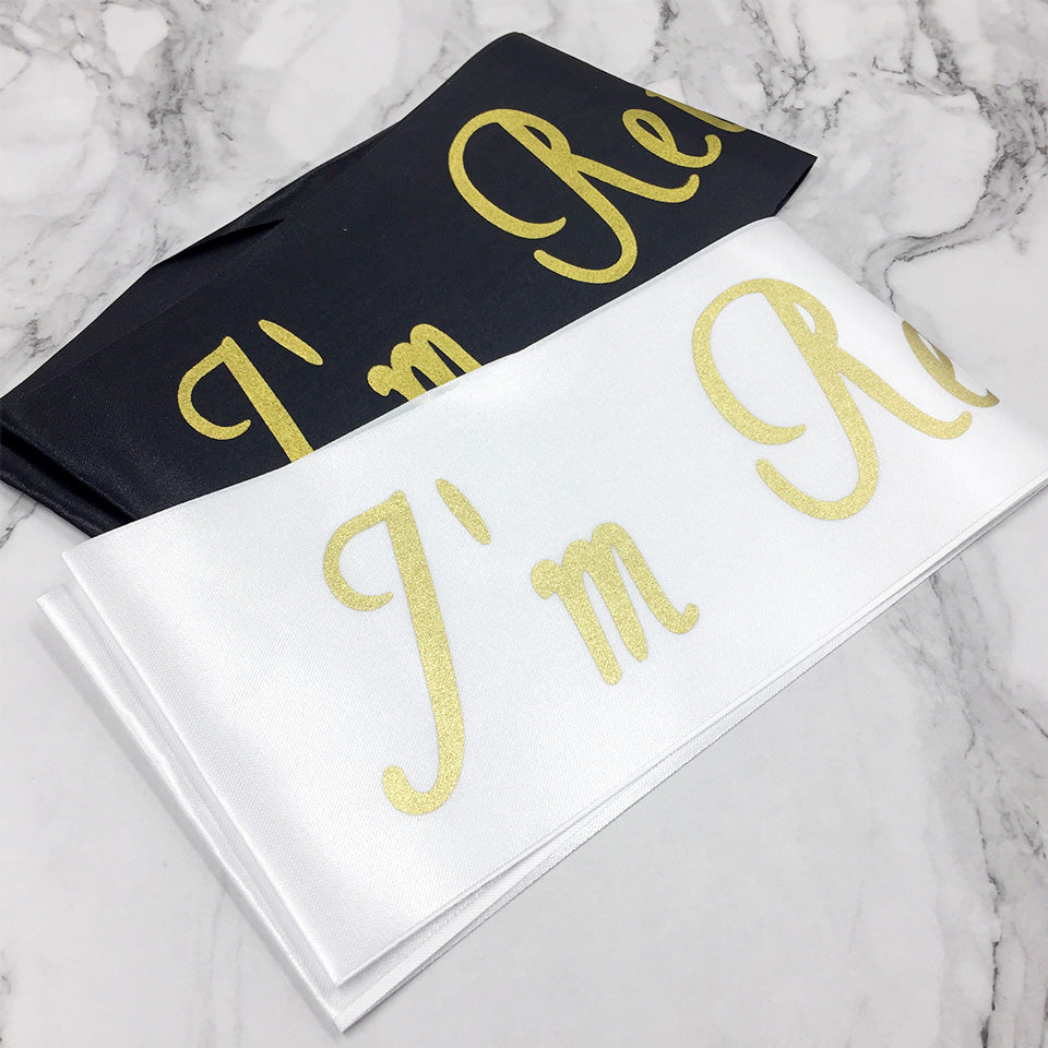 I’m Retired Retirement Sash | Nicro Party