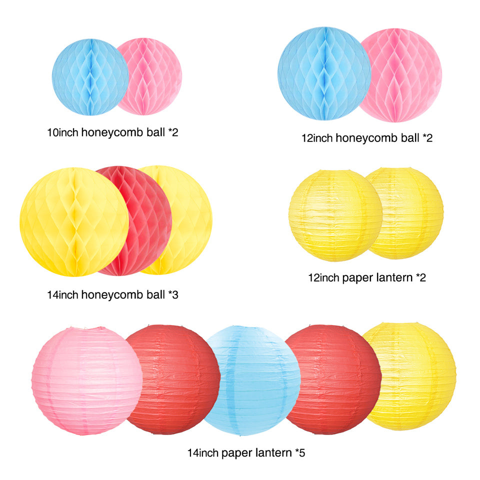 Ice Cream Happy Birthday Party Decor Kit