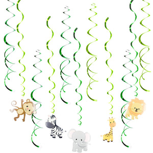 Jungle Theme PVC Foil Swirls Banner | Nicro Party
