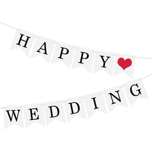 Just Married Banner Garland | Nicro Party