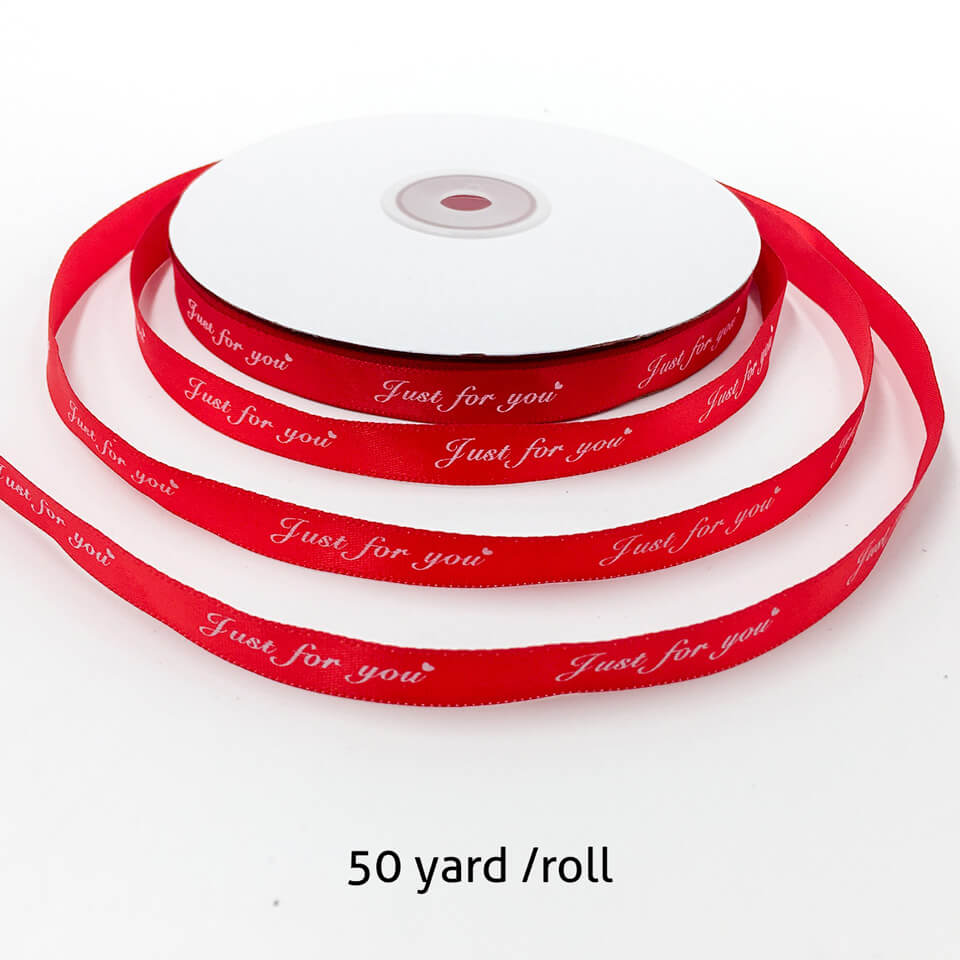 50 Yard Just For You Printed Ribbon | Nicro Party