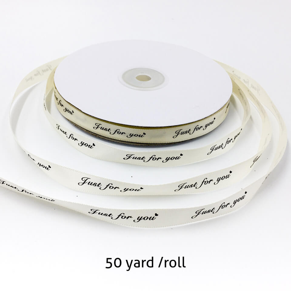 50 Yard Just For You Printed Ribbon | Nicro Party