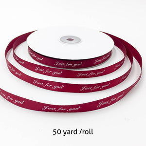 50 Yard Just For You Printed Ribbon | Nicro Party