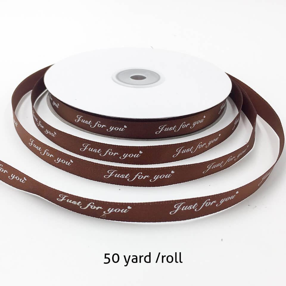 50 Yard Just For You Printed Ribbon | Nicro Party