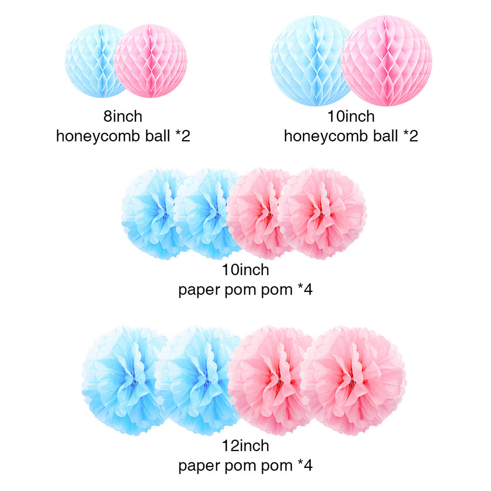 Menino ou Menina Gender Reveal Party Kit