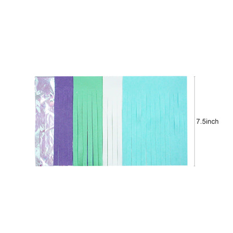 Image of Mermaid Party Decoration Kit tissue tassel